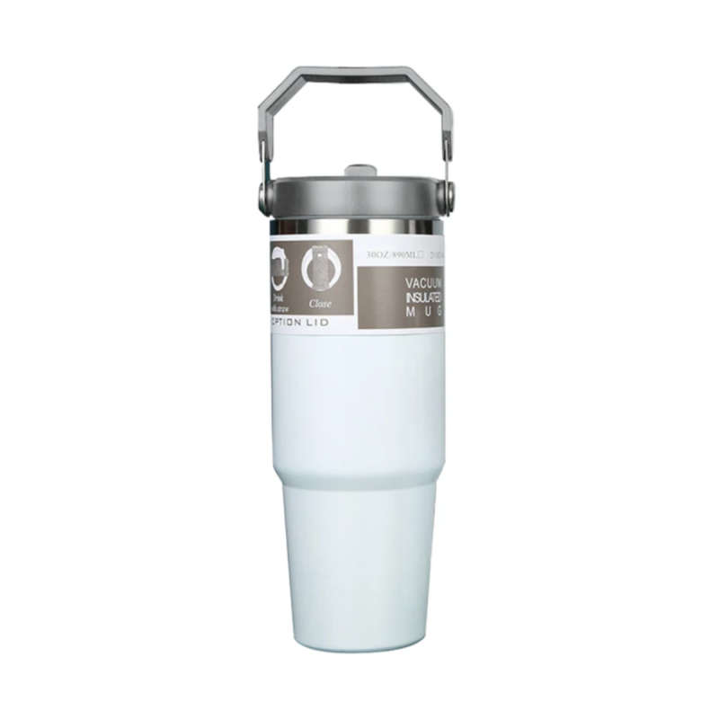Thermal Insulated Travel Mug with handle  For Cold and Hot Drinks