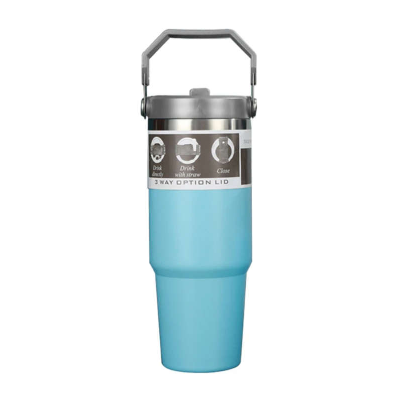 Thermal Insulated Travel Mug with handle  For Cold and Hot Drinks