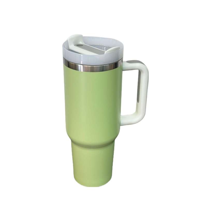 1.2L Stainless Steel Vacuum Tumbler with Straw for hot/cold drinks
