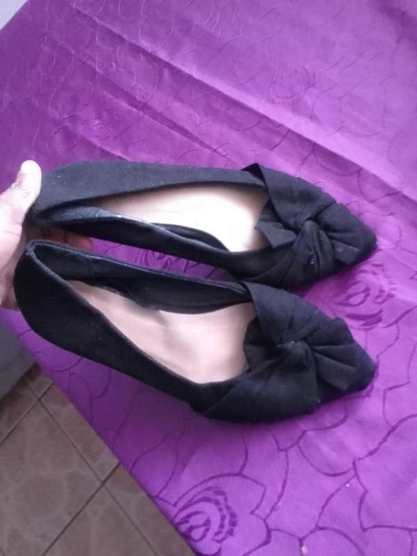 Pump flat shoes