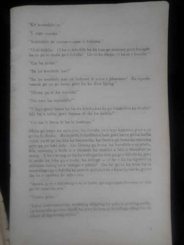 Sepedi Book Novel