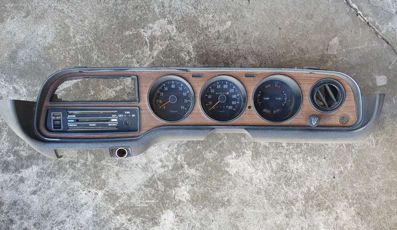 1976 Dodge Colt - 2 Door GT Coupe - Dash - Instrument Cluster