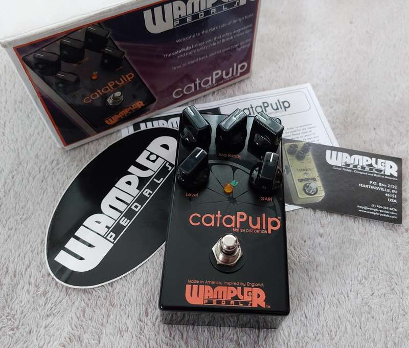 Wampler Catapulp British Distortion Guitar Pedal - Rare