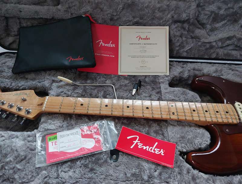 USA Limited Edition 2017 Shedua Top Fender Stratocaster - Exotic Collection