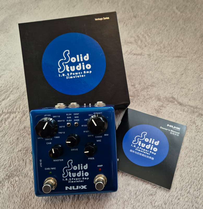Nux Solid Studio IR Amp Simulator Guitar Pedal