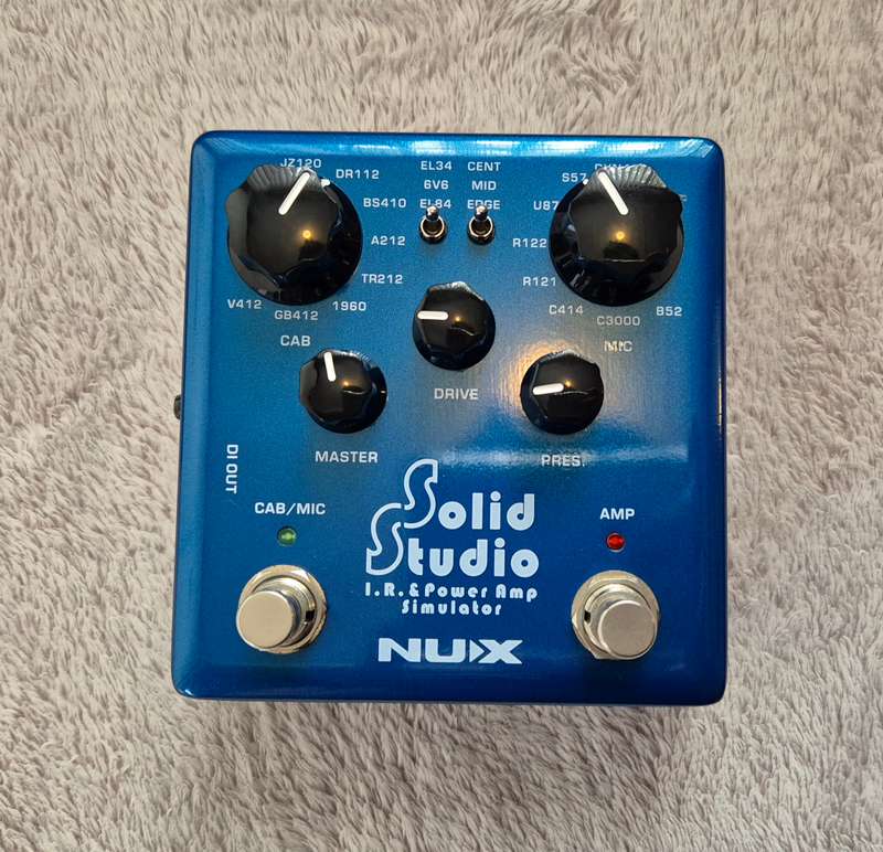 Nux Solid Studio IR Amp Simulator Guitar Pedal