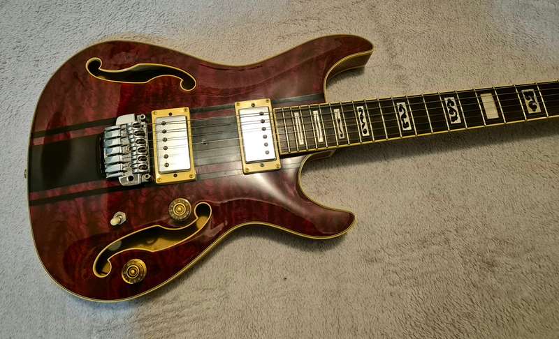 Ibanez AWD82T Semi-Hollow Thin Body Guitar
