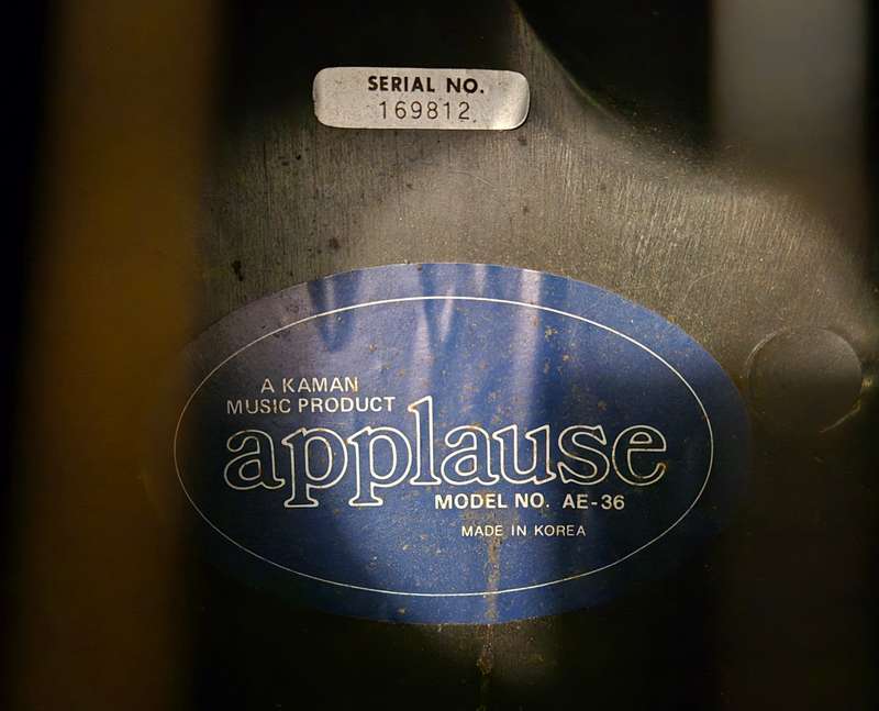 Applause AE-36 Composite Back Acoustic Guitar