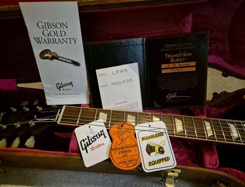 1959 Re-issue Gibson R9 LP Custom Shop Transition Burst