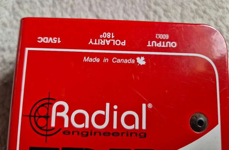 Radial JDX Amplifier DI Box