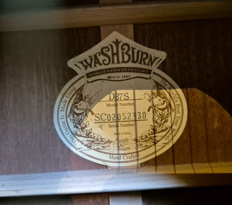 Washburn Apache D37S Acoustic Guitar