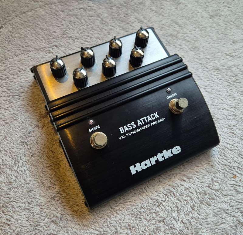 Hartke Bass Attack Pedal - PreAmp and Tone Shaper