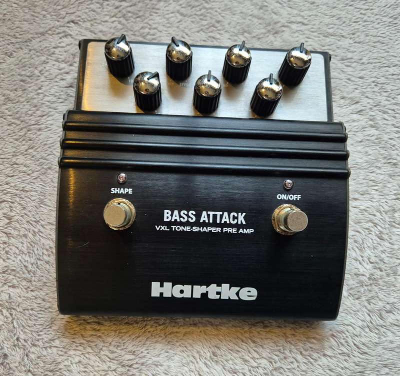 Hartke Bass Attack Pedal - PreAmp and Tone Shaper