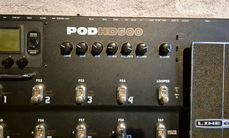 Line 6 POD HD500 Multi-effects Guitar Pedal