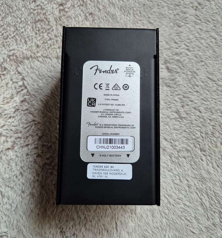 Fender The Bends Compressor Guitar Effects Pedal