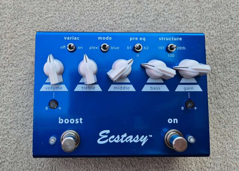 Bogner Ecstasy Blue Overdrive Guitar Pedal
