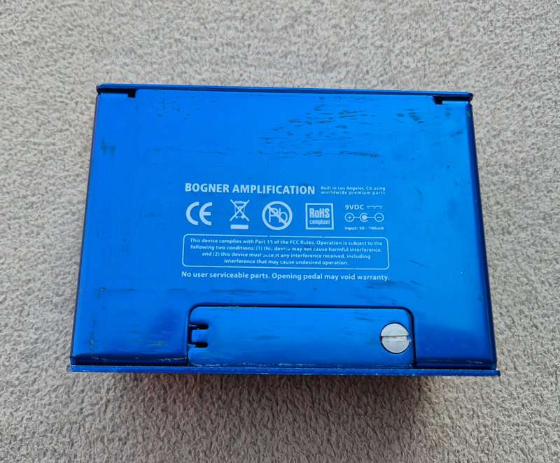 Bogner Ecstasy Blue Overdrive Guitar Pedal