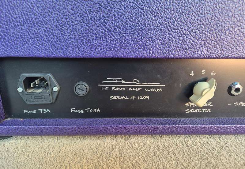Original LeRoux Amp Works 50W Marshall Plexi Replica Valve Amp