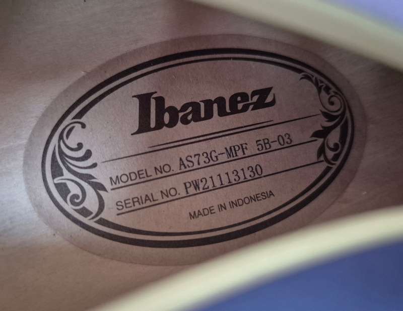 Ibanez AS73G-MPF  Artcore Series Hollowbody Electric Guitar