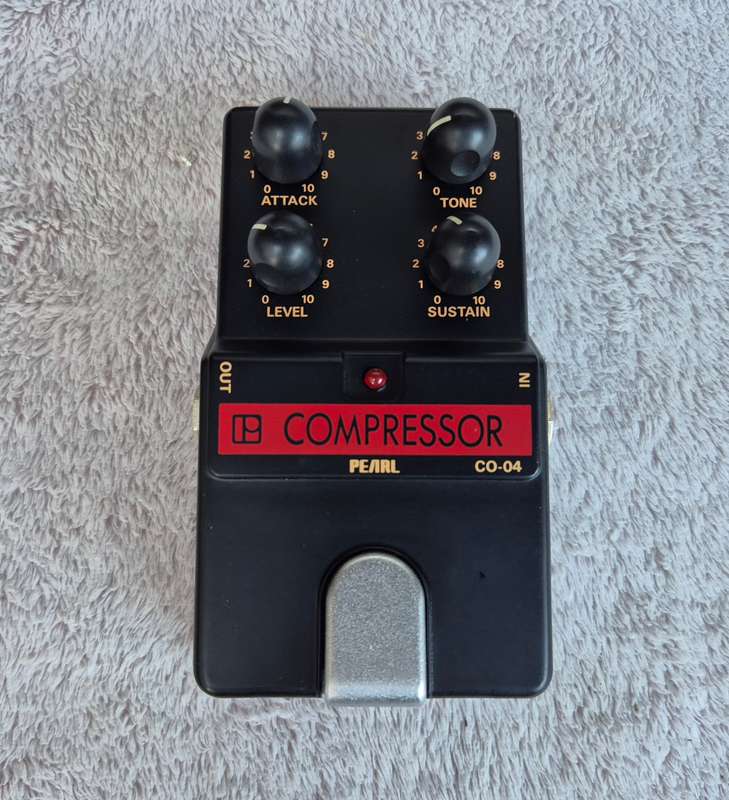 MIJ Pearl CO-04 Compressor Guitar Pedal