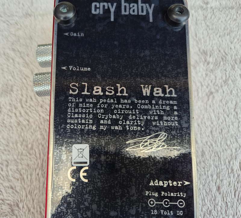 Dunlop SW-95 Slash Signature Wah Pedal