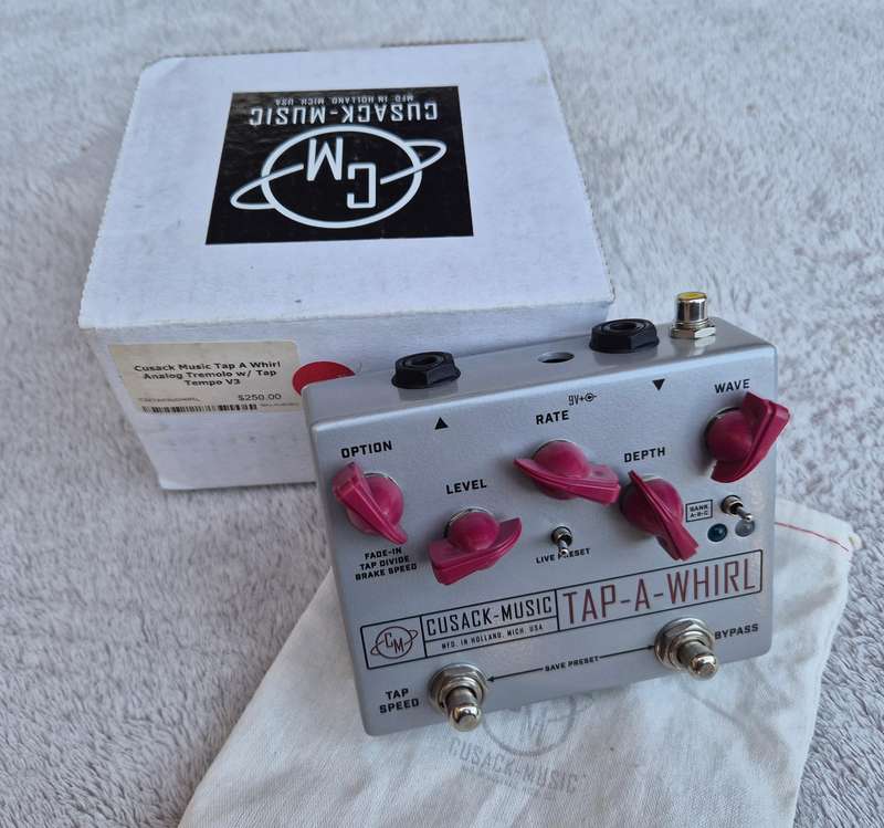 Cusack-Music Tap A Whirl Analog Tremolo Pedal