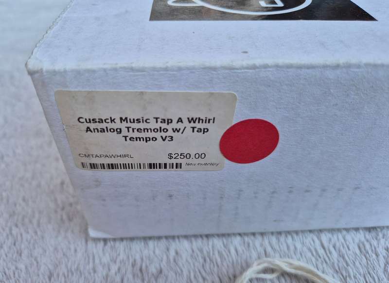 Cusack-Music Tap A Whirl Analog Tremolo Pedal