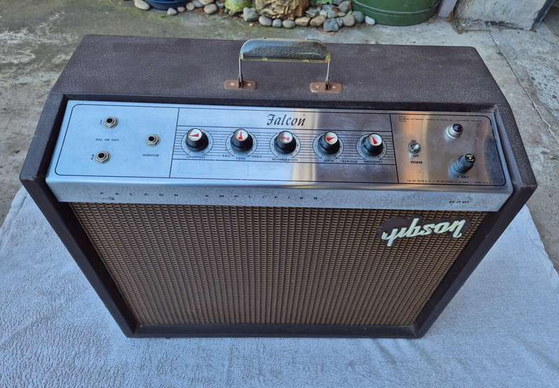 Vintage 1961 Gibson Falcon GA 19 Valve Guitar Amp