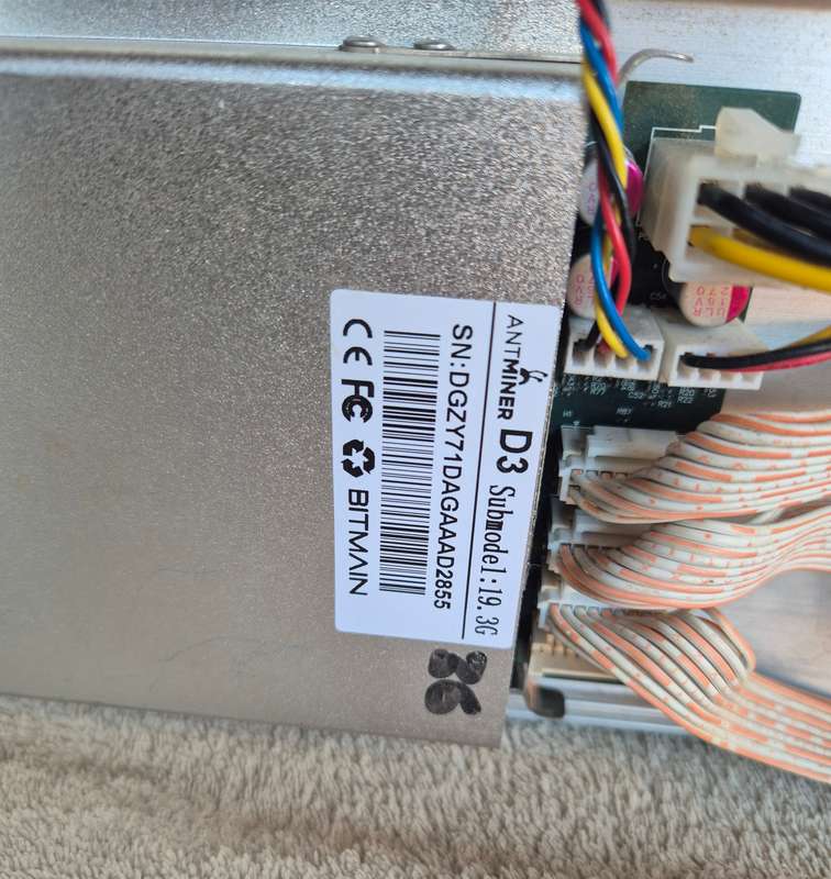 Bitmain D3 Antminer - Crypto/Bitcoin Miner