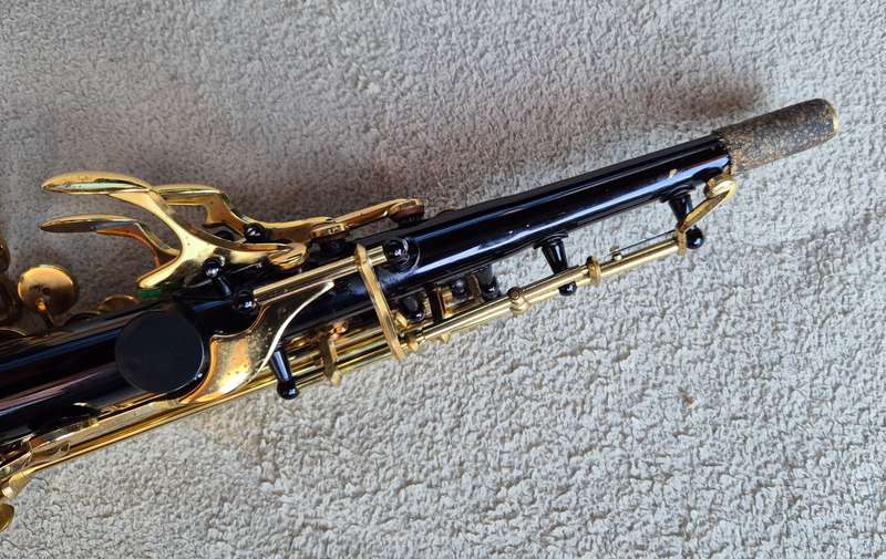 Jupiter JPS-547 Soprano Saxophone - Black and Brass