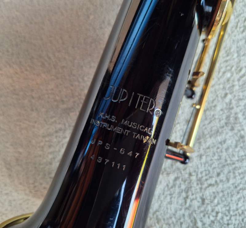 Jupiter JPS-547 Soprano Saxophone - Black and Brass
