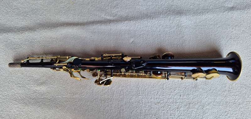 Jupiter JPS-547 Soprano Saxophone - Black and Brass