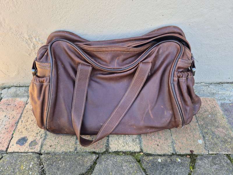Premium Leather Diaper Bag - Waterproof - Stylish