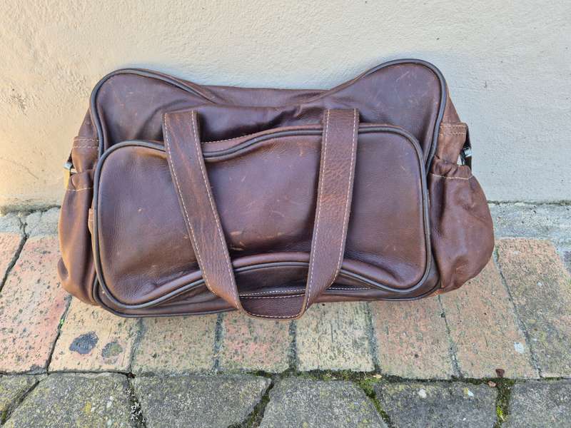 Premium Leather Diaper Bag - Waterproof - Stylish