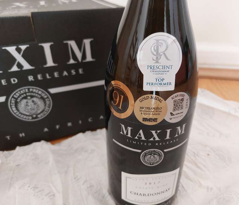 Maxim Limited Release 2017 Chardonnay (No Longer Available)
