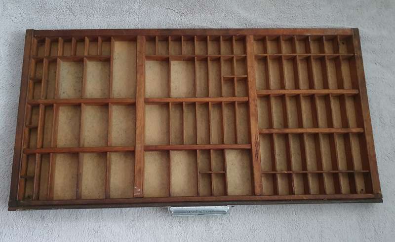Original Vintage Hamilton Printers Tray - Antique