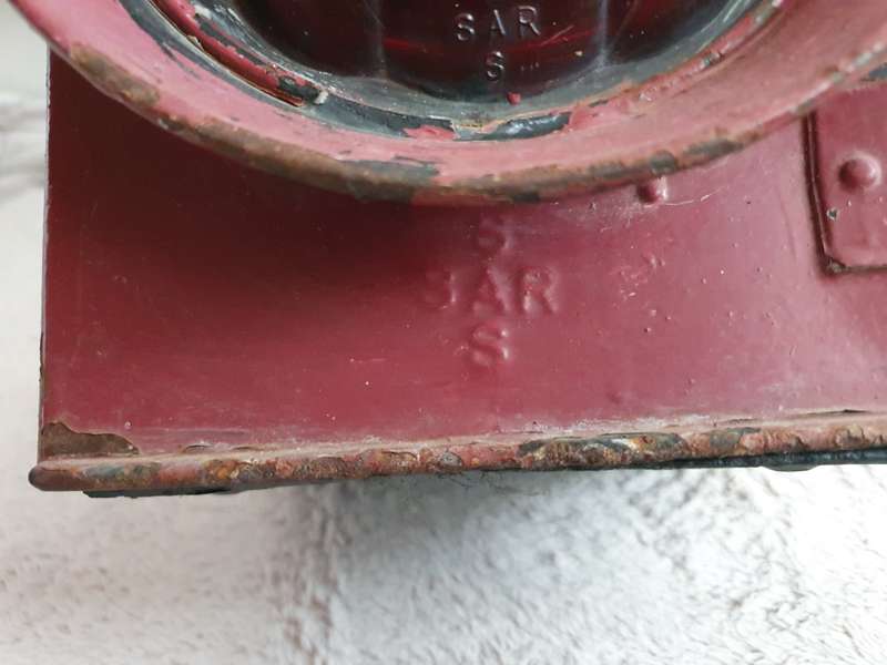Vintage Railway SAR Train Lamp