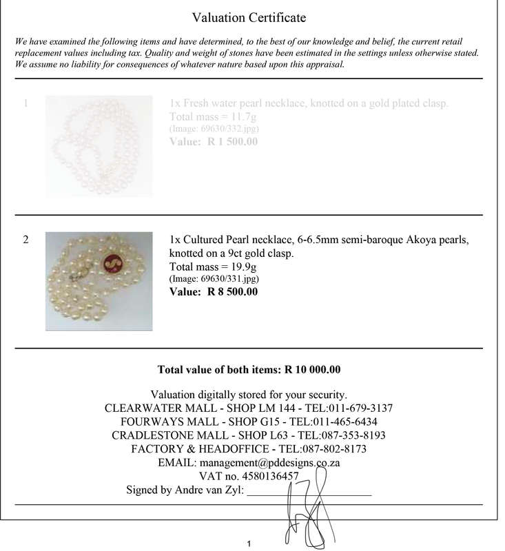 Cultured Pearl Necklace