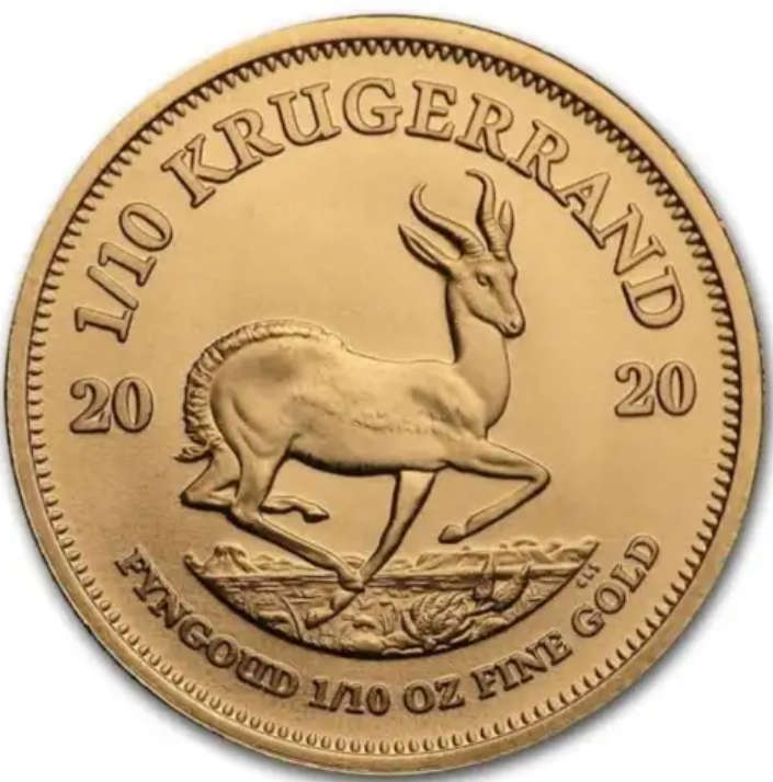 2020 1/10oz Gold Bullion Krugerrand