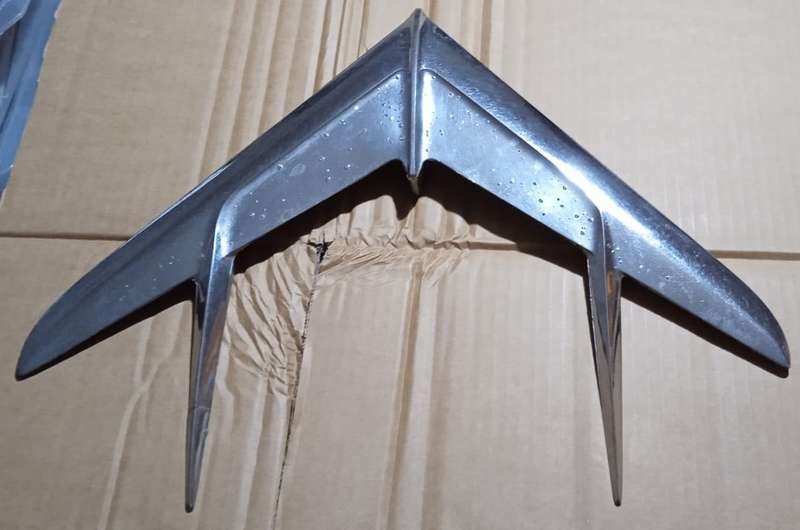 1956 Pontiac Chieftain Hood Ornament 521426 ~ OEM