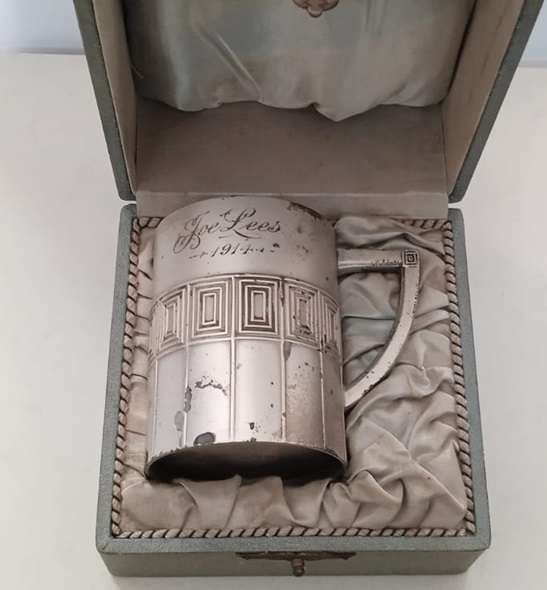 Christening cup "1914 Joe Lees"