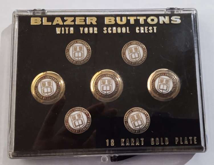 Cornell University Blazer Buttons