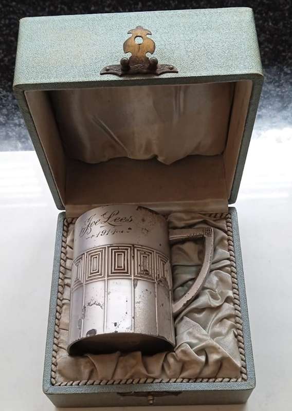 Christening cup "1914 Joe Lees"