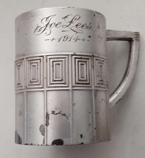 Christening cup "1914 Joe Lees"