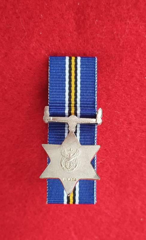 SANDF - SILVER PROTEA - MINIATURE ORIGINAL
