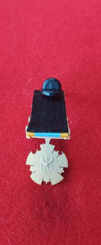 SANDF - GOLD LEOPARD - MINIATURE ORIGINAL