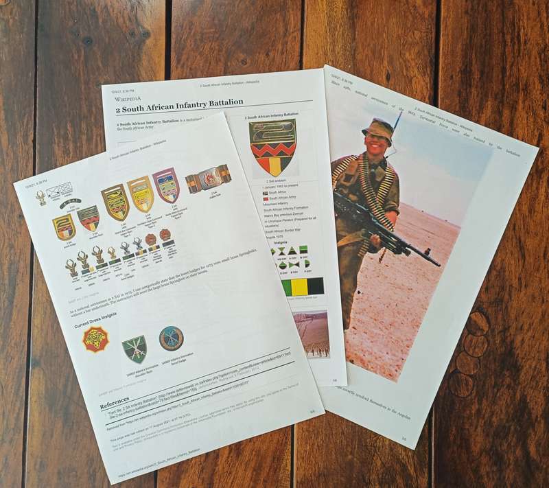 SADF - 2 SAI BN - LOT No 1