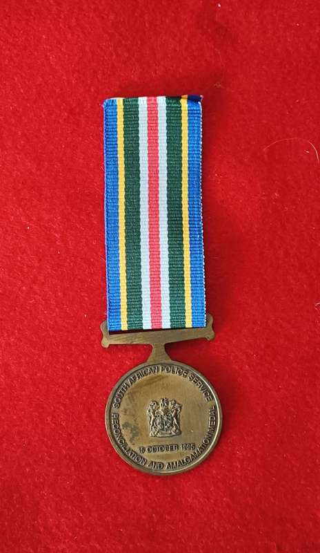 SANP - RECONCILLIATION AND AMALGAMATION MEDAL - FULL SIZE