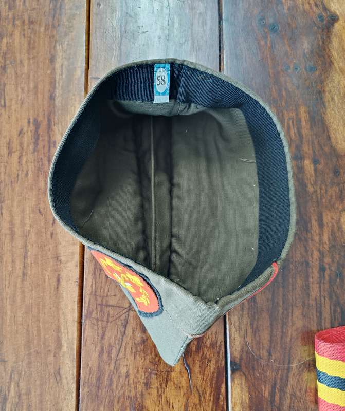SADF - VENDA MILITARY - SIDE CAP AND STABLE BELTS - ULTRA SCARCE