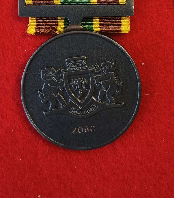 SADF - VENDA MILITARY - GENERAL SERVICE MEDAL (GSM) - FULL SIZE + MINIATURE